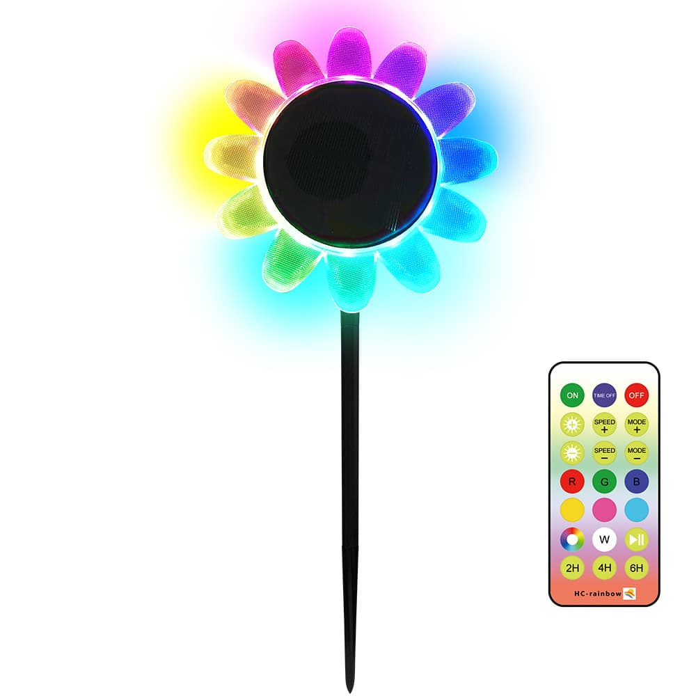 New solar floating pool lights outdoor waterproof pond lights colorful floating lotus lights ground lawn lights