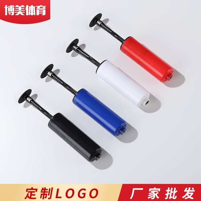Factory Wholesale Mixed Color 6-Inch Plastic Air Pump Portable Manual Inflator Mini Ball Pump
