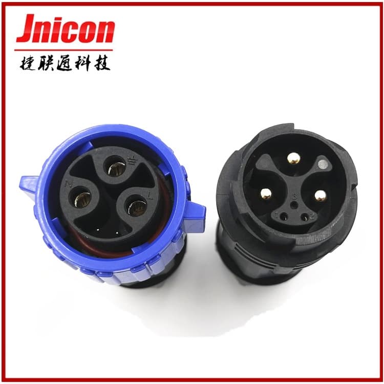 Factory Direct M25 Self-locking 3+2 Core 50A High Current Convenient Round/Square Waterproof Rating IP67