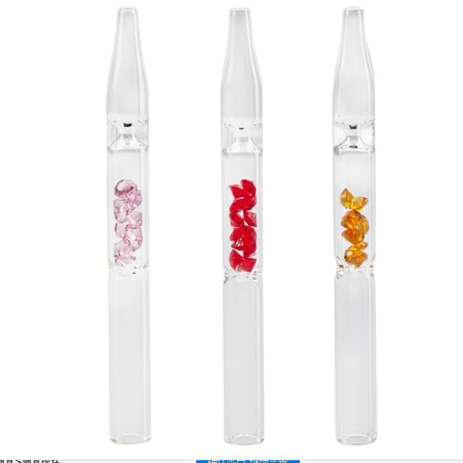 Factory direct supply of conical diamond straw nectar collector, specialized for smoking rods, high-temperature resistant glass material, multifunctional collectible.
