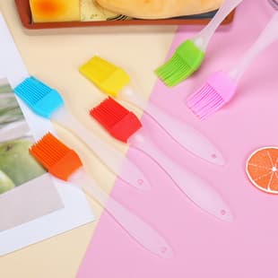 BBQ Brush Stock Wholesale Small Silicone Oil Brush Grill Brush Food Grade High Temperature Resistant Oil Brush