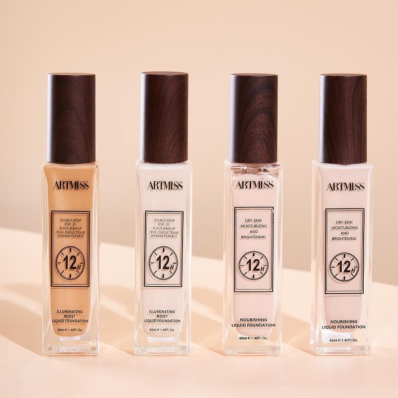 ARTMISS Brand Natural Glow Radiant Skin-Caring Foundation, Concealing, Long-Lasting, Brightening Skin Tone Foundation Cream Wholesale