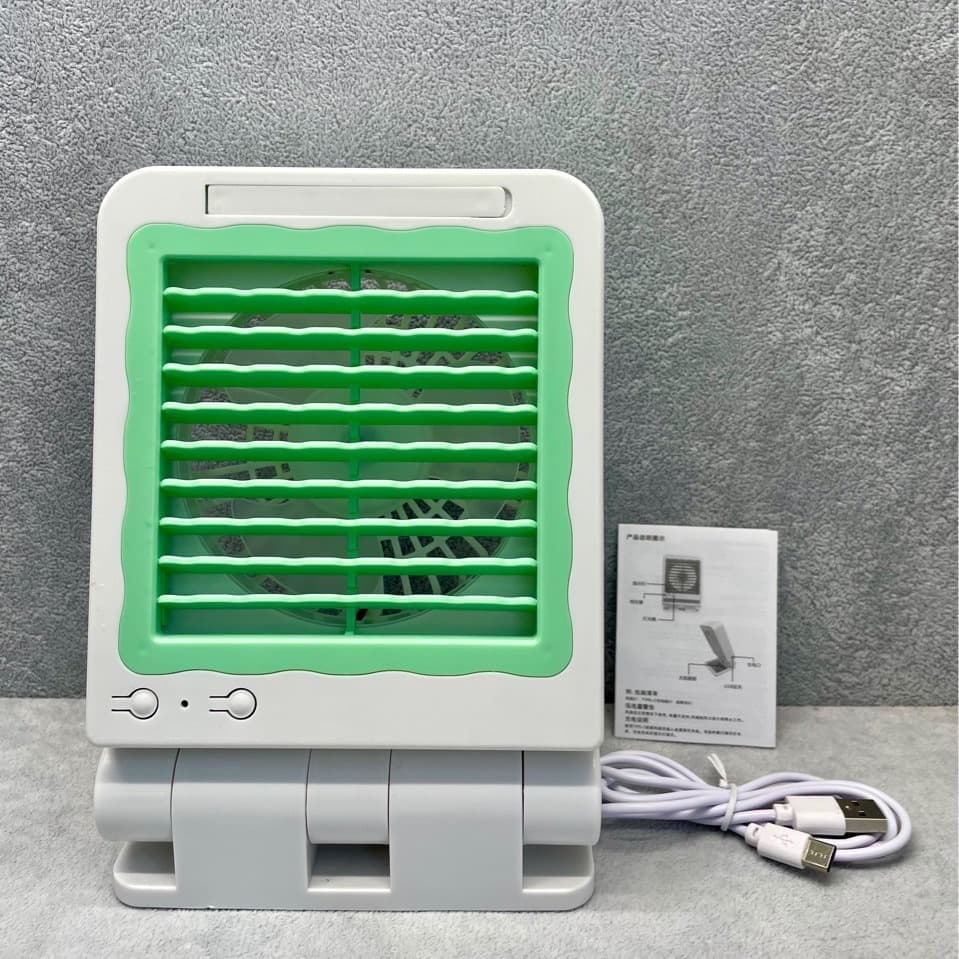 New Solar-Powered Electric Fan, USB Desktop Mini Small Fan for Cross-Border Use