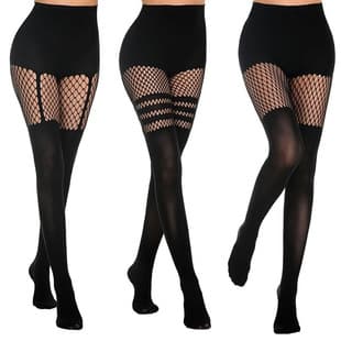 Cross-border Dance Sexy Hollow Tights Hollow Suspender Fine Mesh Fishnet Stockings Nightclub Queen Black Silk Sexy Fishnet Stockings