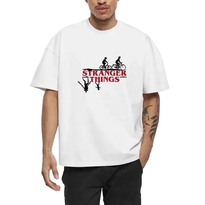 Cross-border Exclusive Graphic T-Shirts Cotton S-Stranger Things Y2K Men's