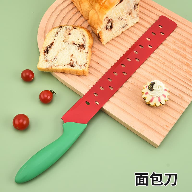 Creative Bread Knife Watermelon Knife Serrated Knife for Fruit Cutting, Popular Large Watermelon Knife Fruit Knife in Stock