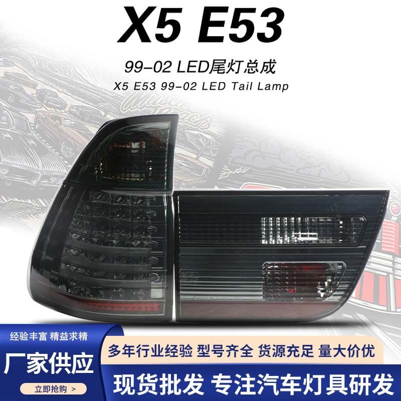 Tail Light Assembly for 98-03 BMW X5 98-03 BMW E53 Direct Fit Modified LED Rear Tail Lights