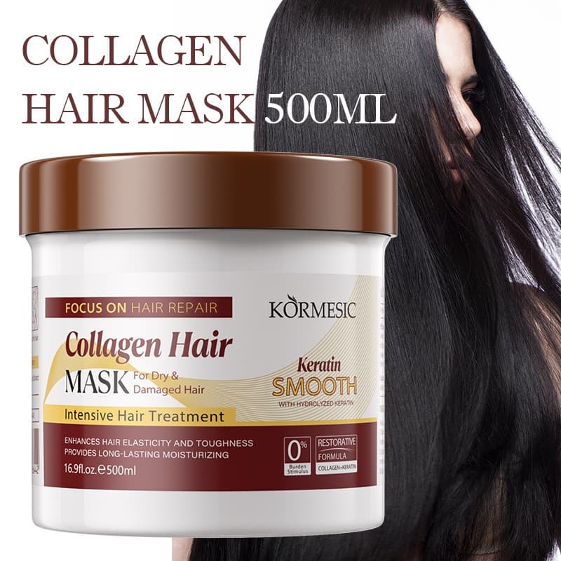 KORMESIC Collagen Hair Mask - Nourishing, Smoothing, and Softening Hair Care - Wholesale from Manufacturer for Export