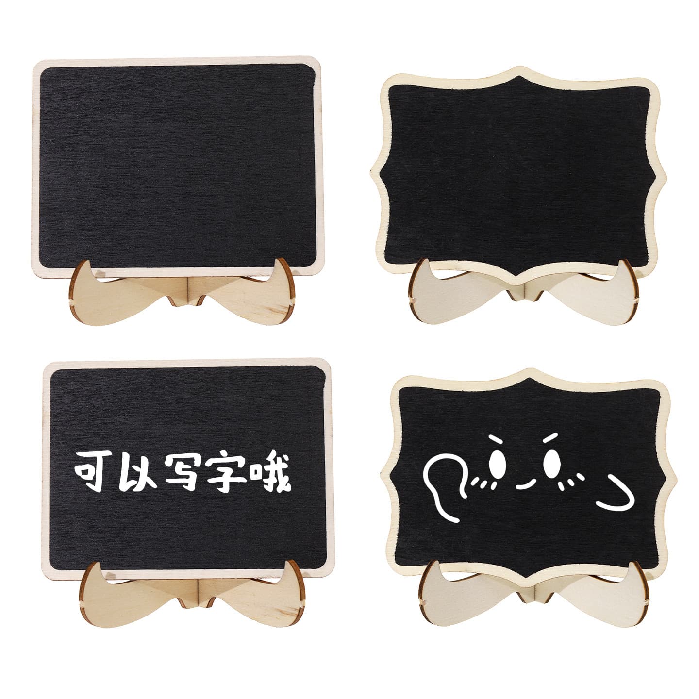 Creative Blackboard Coffee Shop Decoration Restaurant Display Sign Message Board Home Drawing Board Writing Board Wooden Craft