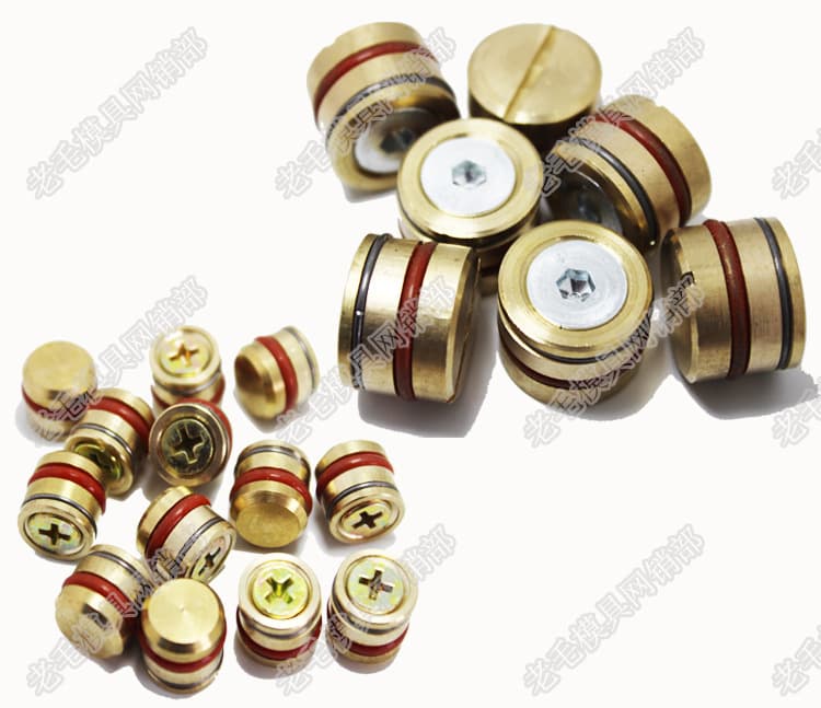 Non-Knurled Water Stop Copper Plug Water Plunger Mold Water Plug High Temperature Resistant Water Plug Waterway Blockage Waterway Plug 15