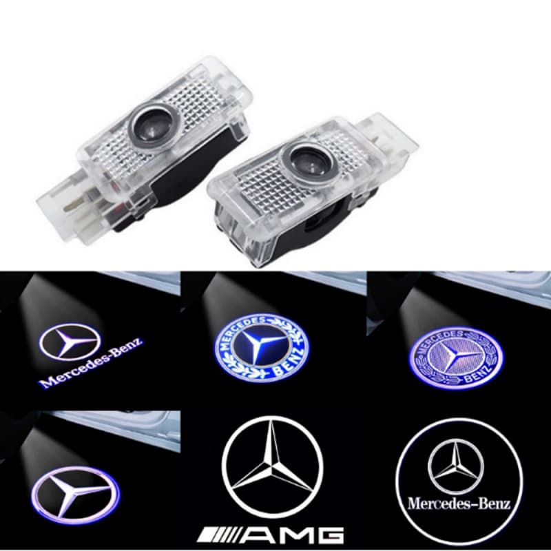 For Mercedes-Benz Old C-Class W203 LED Door Welcome Light CLK/SLK/SLR Class Welcome Light