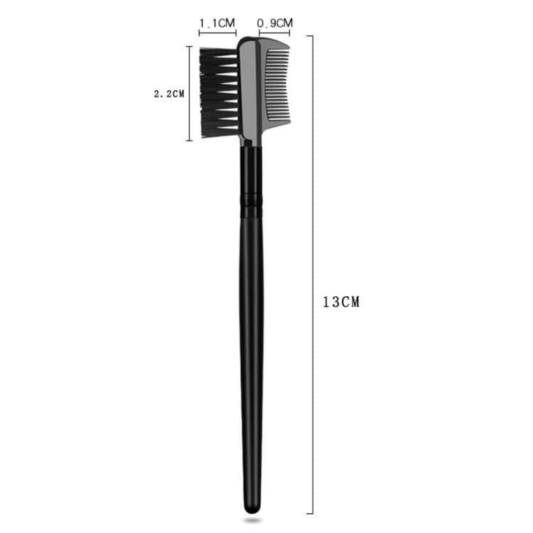 Eyebrow Comb and Brush Dual-Ended Makeup Brush, Eyebrow Comb, Eyebrow Brush, Eyebrow Pencil Tip, Eyeshadow Brush, Makeup Tool 13
