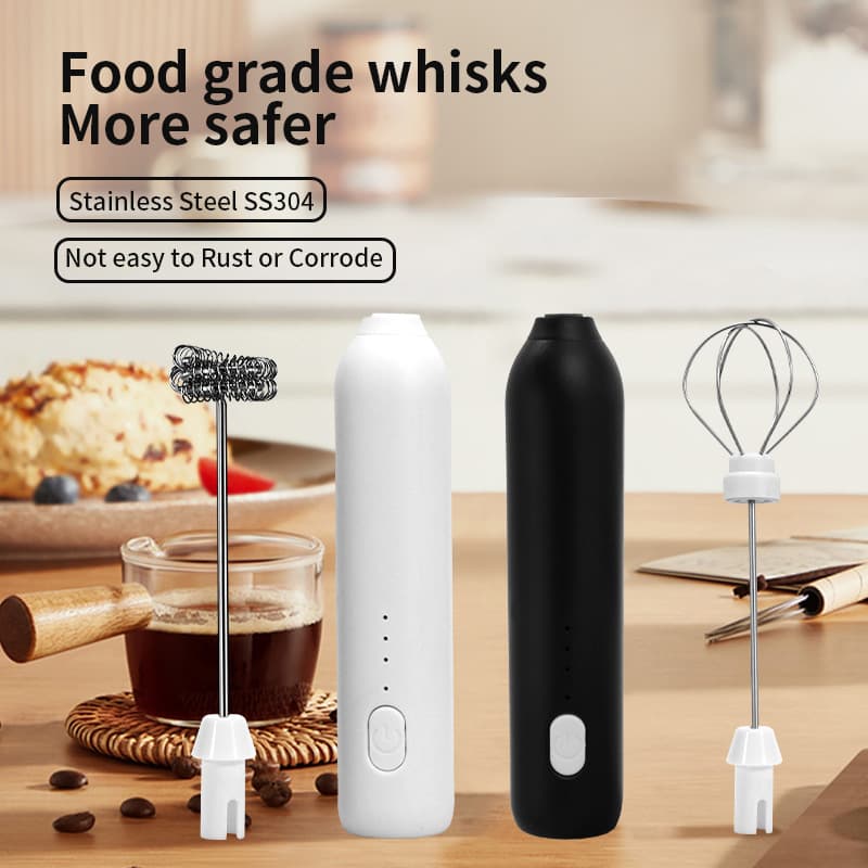 Cross-border Supply Electric Multi-functional Double Rod Milk Frother Egg Beater Cake Mixer Household Mini Egg Beater