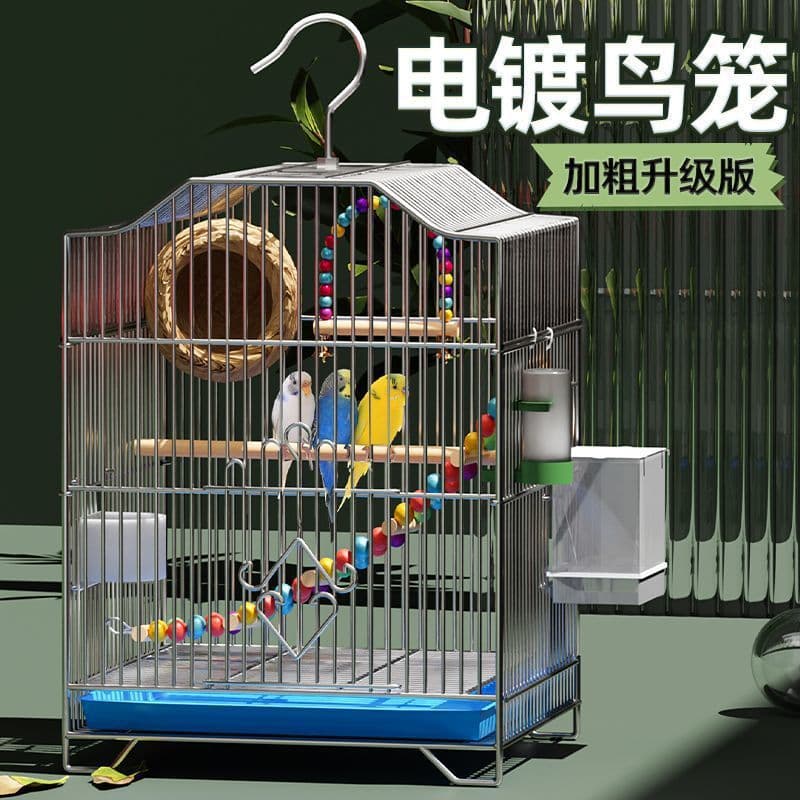 Budgie Cage Bird Cage Parakeet Small Bird Cage for Lovebirds Mynah Cockatiel Luxury Villa Home Large