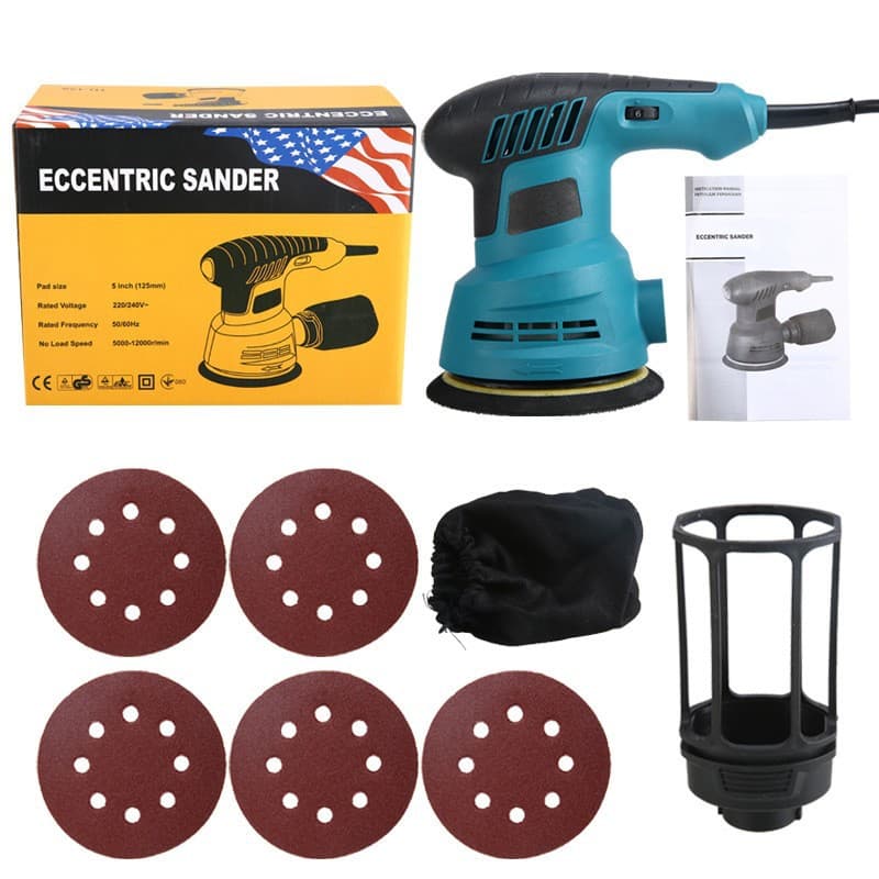 Variable Speed Sander for Paint and Putty Polishing, Electric Woodworking Furniture Flat Sanding Machine