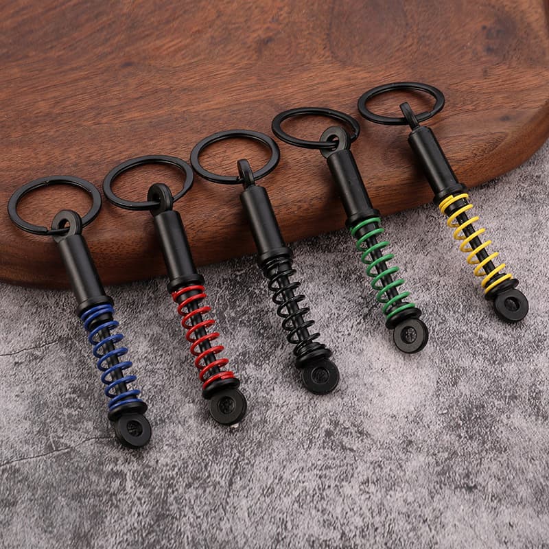 New car modification accessories creative shock absorber keychain piston shock absorber car accessories personalized gifts