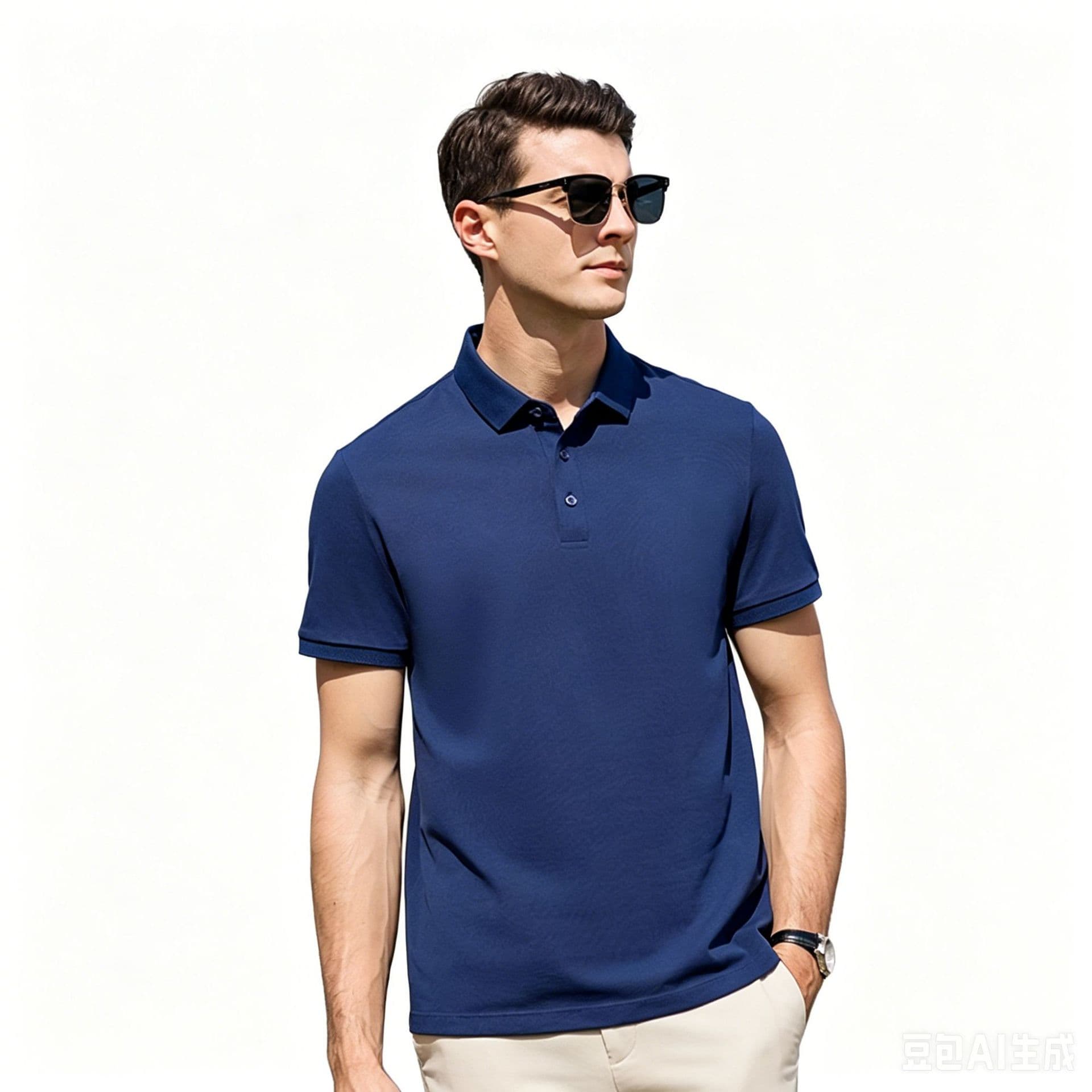 Cross-border Custom New Men's Summer Polo Shirt, Business Casual