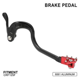 Forged Aluminum Brake Pedal for CRF125F Off-Road Motorcycle Modification Accessories