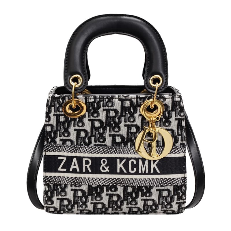 Cross-border Lady Dior Bag Women's Handbag 2025 New Style Premium Texture Light Luxury Trendy Embroidered Crossbody Small Bag