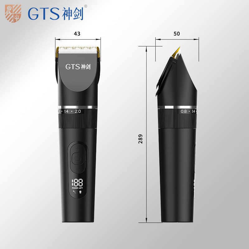 Home Electric Hair Clipper Rechargeable Digital Display Hair Trimmer Shaver for Bald Head Cross-border Barber Clipper