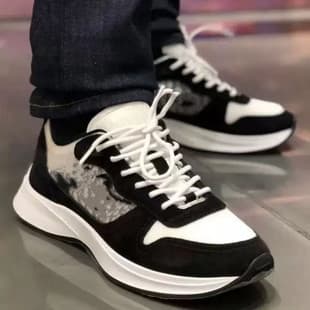 European Station Branded Sports B25 CD Canvas Round Toe Lace-Up Low-Top Casual Sports Shoes Couple Shoes