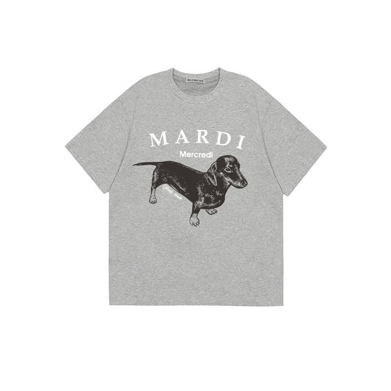 Korean Trend In Stock Mardi Daisy Short Sleeve T-Shirt, Same Style as Kim Go-eun, 49CM Length, Regular Shoulder Fit, Women's Cotton Top