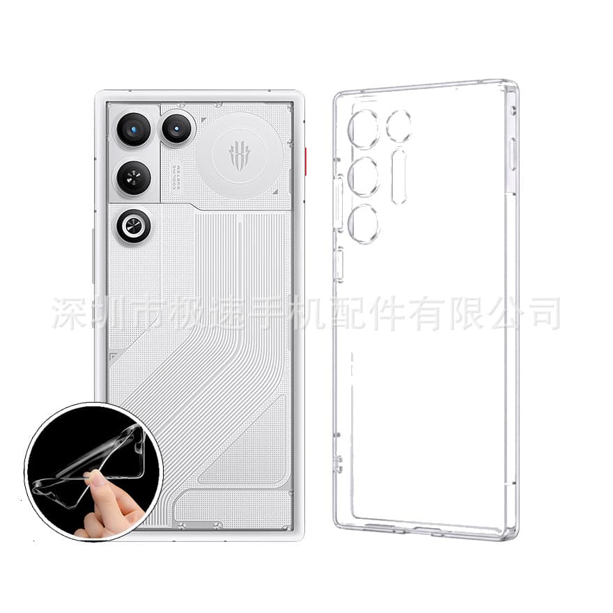 Compatible with Redmagic 11 Air Phone Case Redmagic 10 Air Transparent TPU Soft Shell Protective Cover