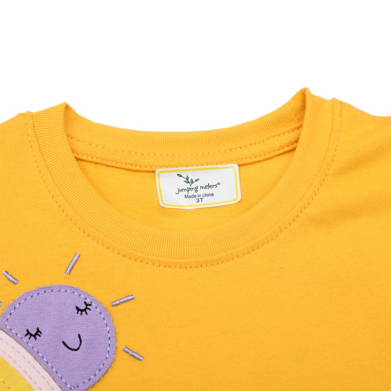 Girls T-Shirt Short Sleeve New European and American Style Kids Cartoon Baby Top Casual Top In Stock Distribution Drop Shipping