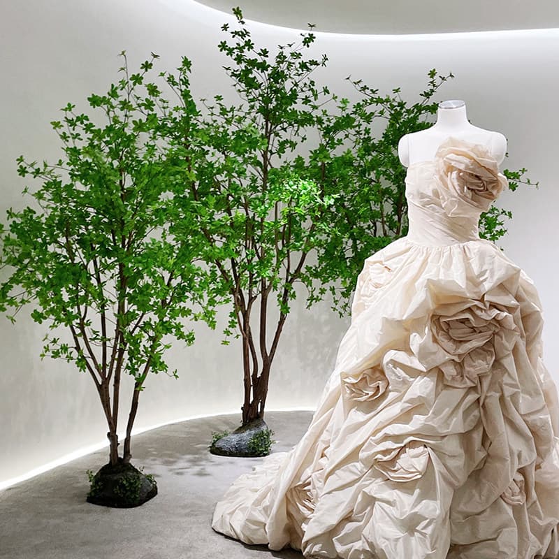 Artificial Bell Tree Plant Pieris Japonica Large Green Plant Indoor Floor Fake Tree Decoration Nordic Ins Style Ornamental Tree