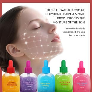 Cross-border Hot Product Vitamin Bakuchiol Plumping Serum Skin Firming Yellow Serum