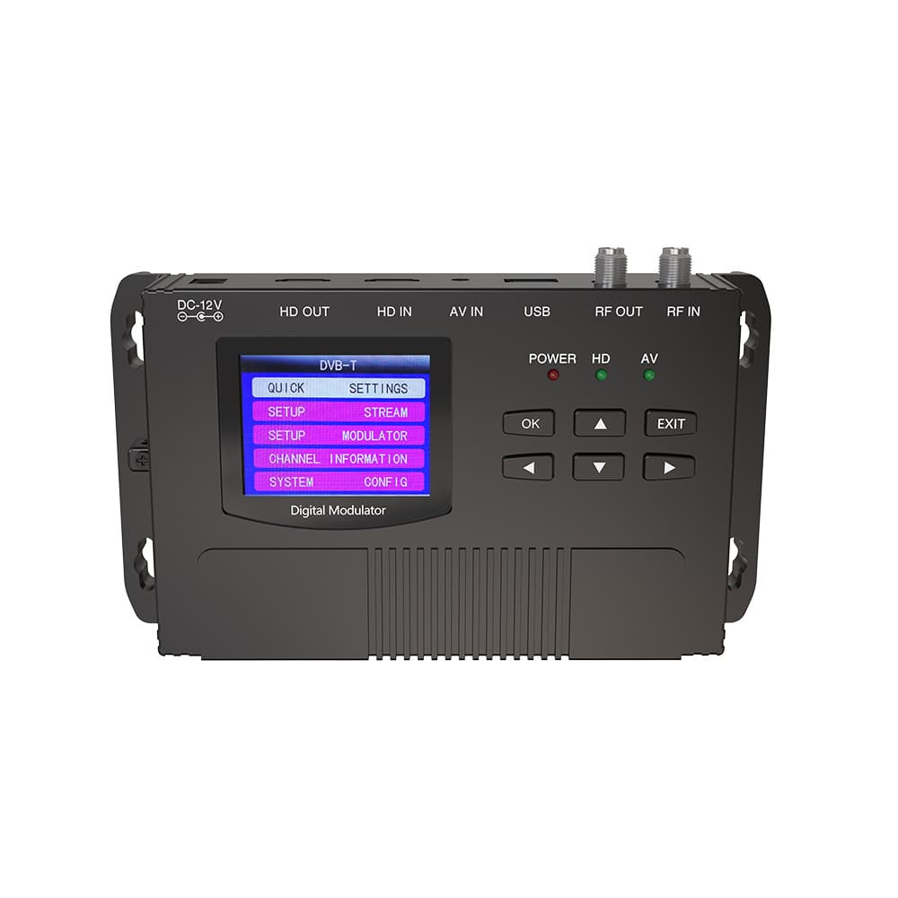 HD AV CVBS Input DVB-C DVB-T ISDB-T Modulator Encoder