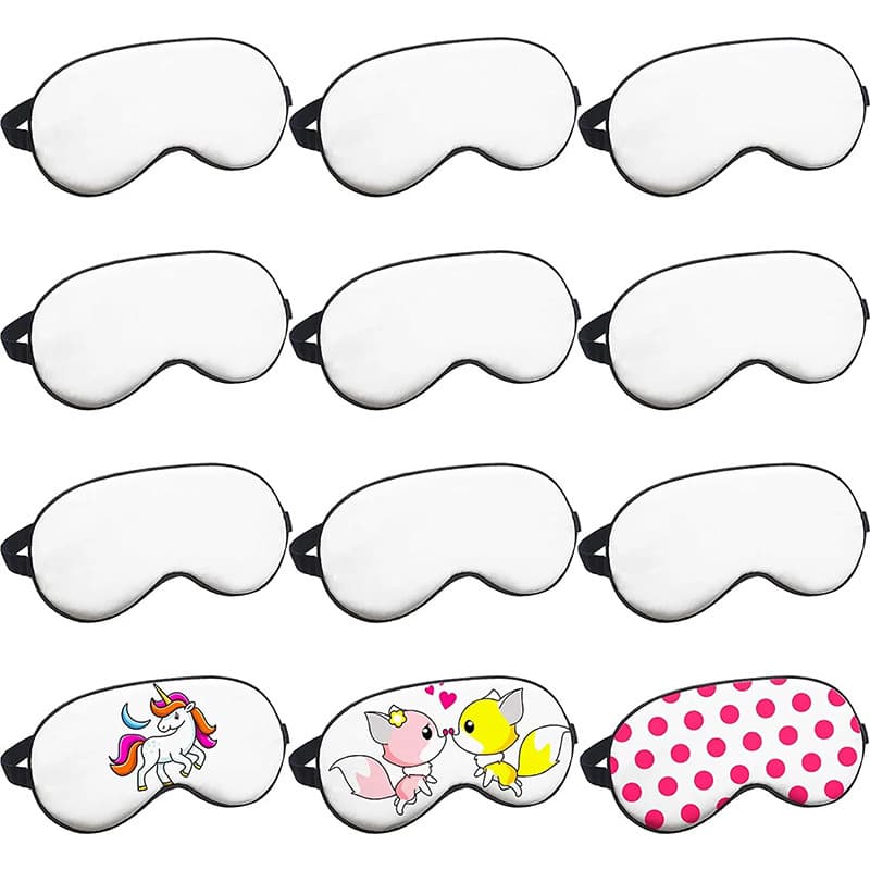 Sublimation Ice Pack Eye Mask for Hot and Cold Therapy, Sleep Shading, Lunch Break, Custom Wholesale, Various Styles