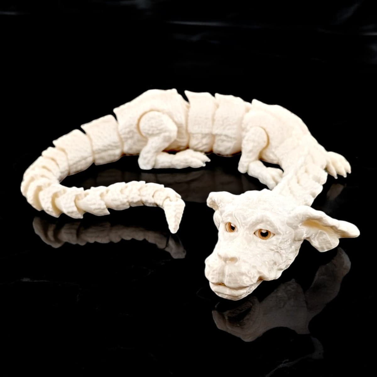 3D Printed Lucky Dragon Dog, Cross-Border Hot Selling Trending New Dragon King Craft Toy Chinese Dragon Ornament TK