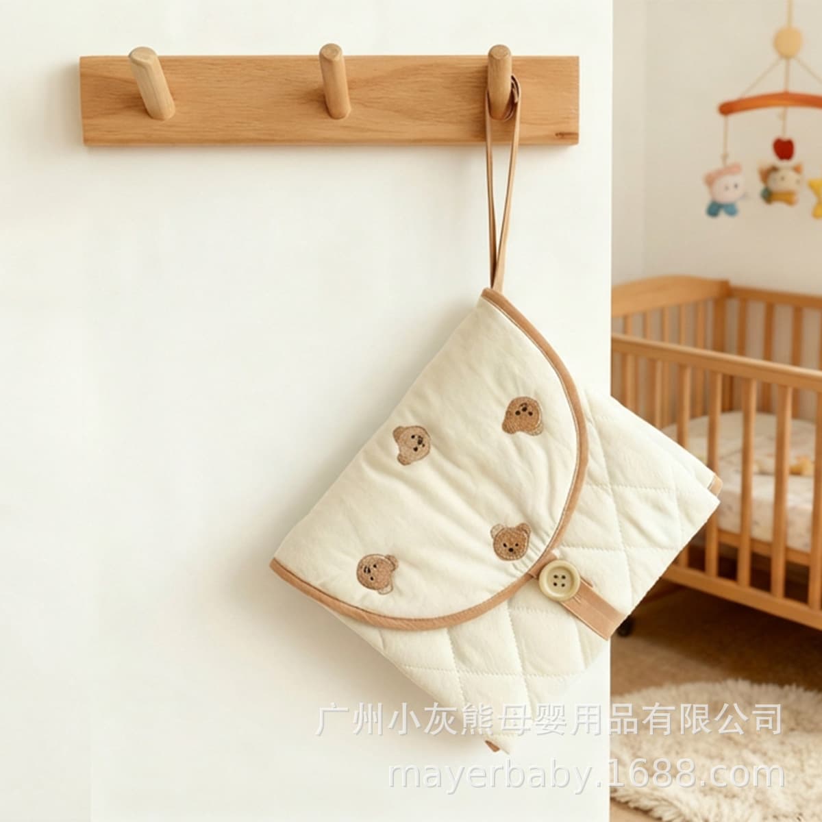 Korean Ins Baby Portable Changing Pad Foldable Diaper Bag Multifunctional Baby Outing Diaper Changing Mat