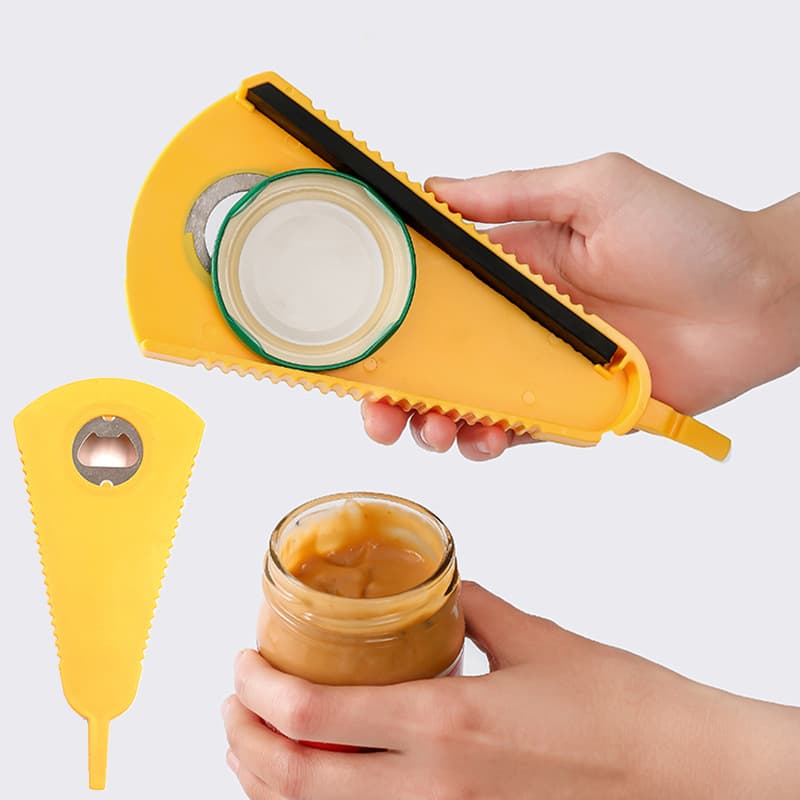 Creative Wholesale Lid Opener Can Twist Cap Opener Kitchen Tool Multi-Function Non-Slip Grip Opener