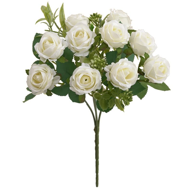 Wedding Artificial Flowers Fake Small Rose Decoration Photography Props Home 10 Desktop Head Austin Accessories