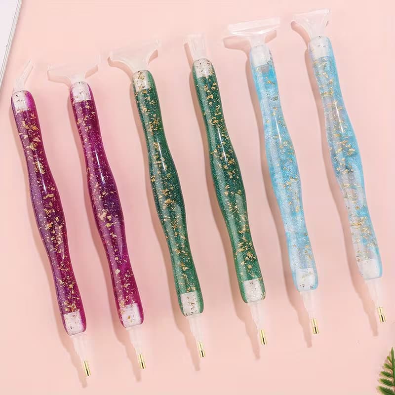 Resin Polishing Diamond Painting Dotting Pen, New Colorful Amazon Diamond Painting Tool Pen DIY