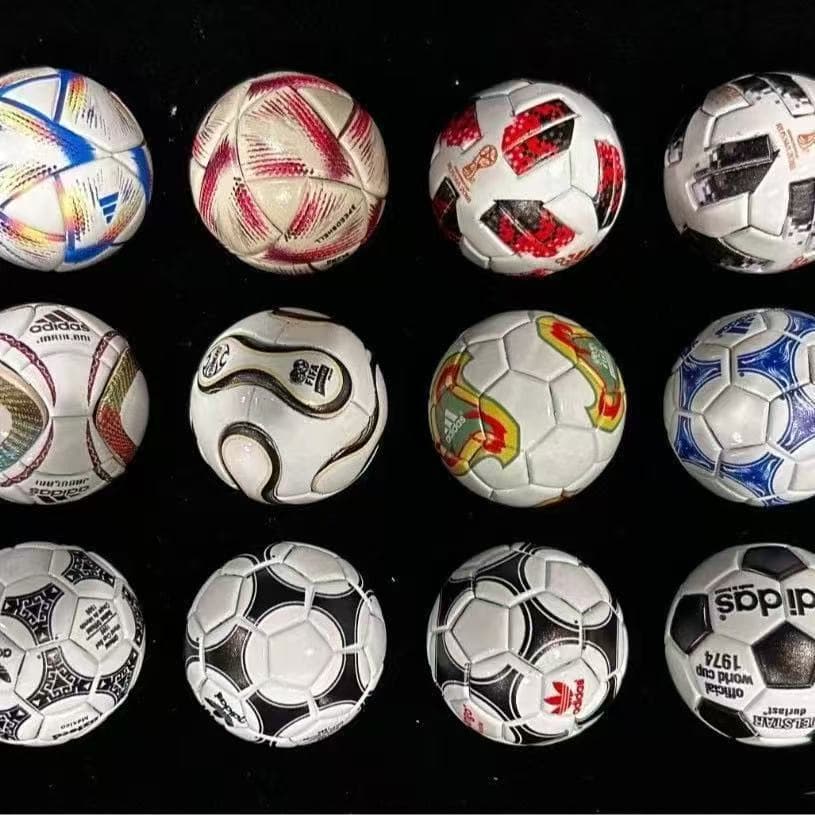 New Cross-Border Soccer Figurine USA-Canada-Mexico World Cup Mini Soccer Model Set Collectible Souvenir Gift