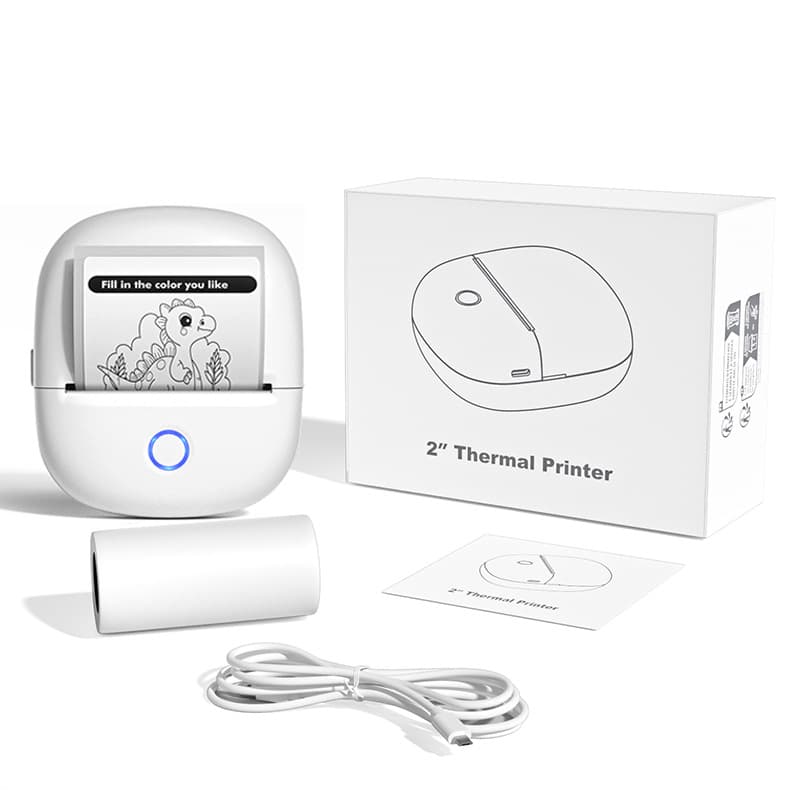 Cross-border Label Printer Portable Home Thermal Inkless Sticker Photo Printer