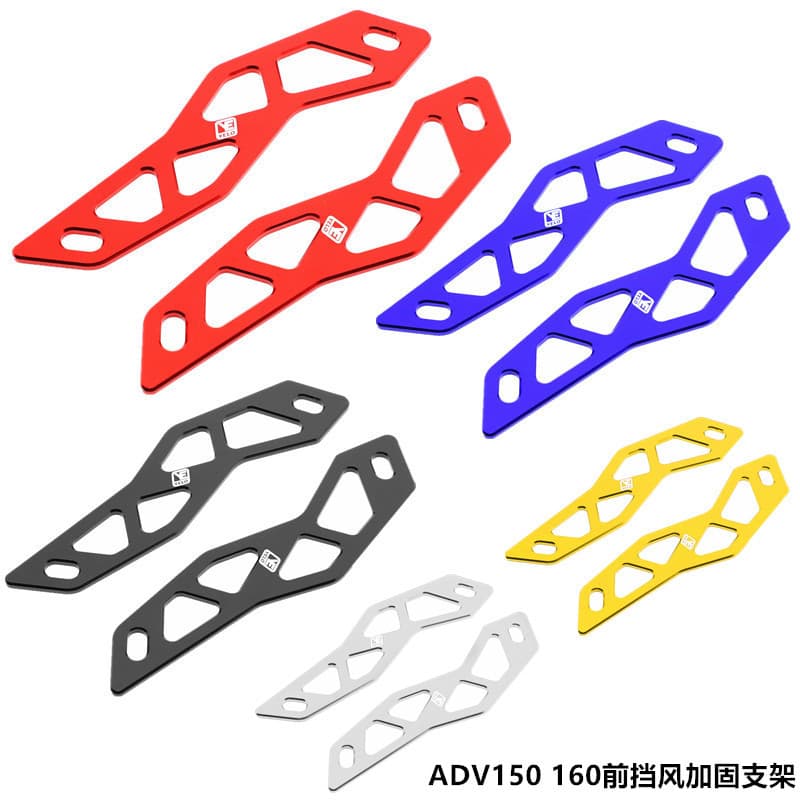 Compatible with Honda ADV160 Motorcycle 150 Front Windshield Reinforcement Bracket Modified Front Windshield Decorative Fixing Plate