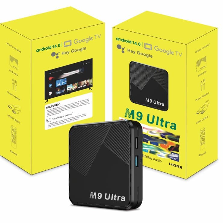 Google TV Box Cross-Border Supply Android 14 Dual WiFi Bluetooth TV Network Box H313 TVBOX