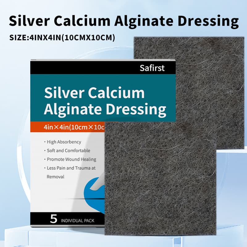 Alginate silver ion needle-punched cotton alginate silver-containing dressing scar scar patch nano silver auxiliary patch cross-border direct supply