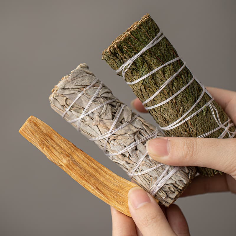 Fuji Mountain Incense Burner Snow Sage Smudge Burner Palo Santo Large Kiln-Transformed Ceramic Incense Burner