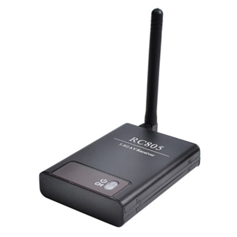 FPV Transmitter 5.8G Video Transmission Receiver with Channel Display Function RC805 AV Output