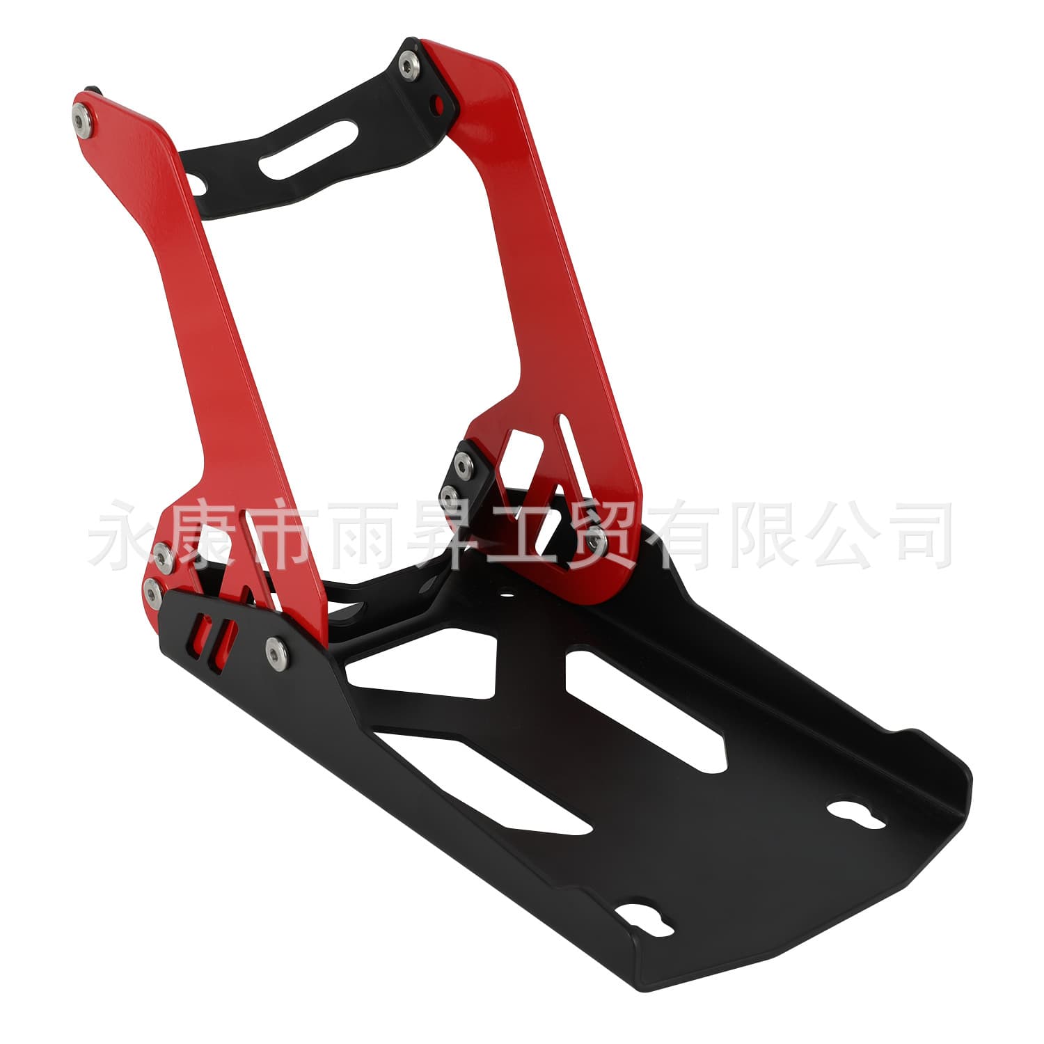 Motorcycle Front & Rear Wheel Chock, Tire Lock Stand, Clamp for Transport & Parking