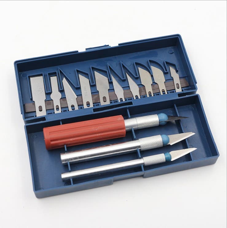 Wholesale 13PC Carving Knife Set 10pc Metal Wood Carving Knife Utility Knife Fruit Carving Knife Wood Carving Tool Kit