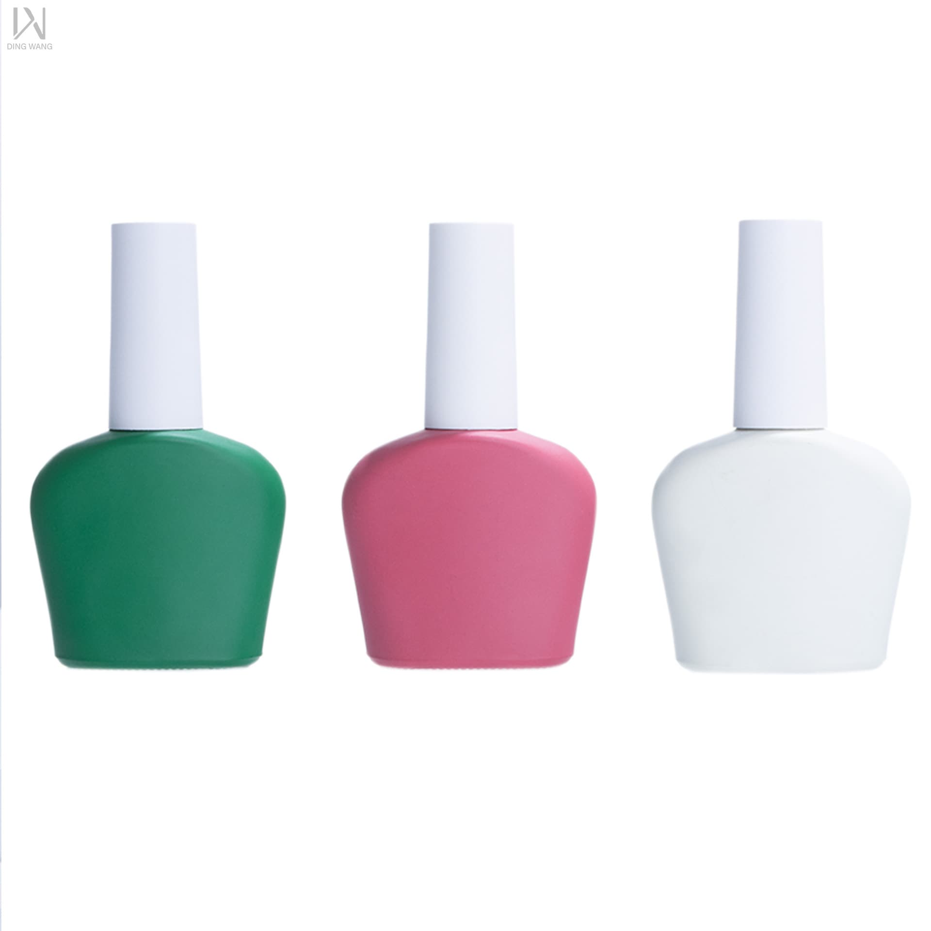 Factory Supply 13ml Gel Polish Bottle with Brush Cap Custom Logo Nail Gel Refill Bottle