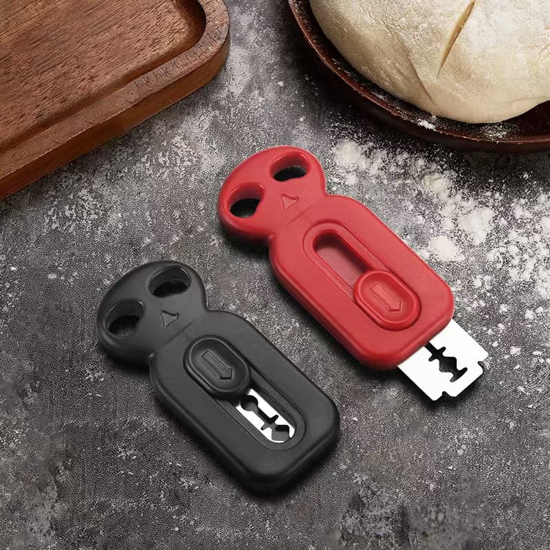 Cross-Border In-Stock Bread Scoring Knife, Retractable Bread Scoring Tool, Dough Cutting Knife, Creative Baking Gadget