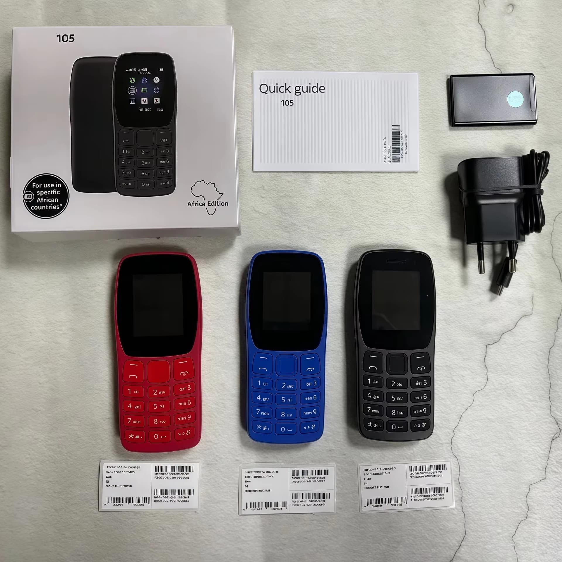 Hot-selling Africa bar phone 105 2022, keypad phone, cross-border bar phone