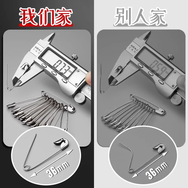 ✅Old-fashioned pins to fix clothes buckle pins small/large/paperclip paper clip buckle pin batch